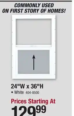Menards 24W x 36H Single Hung offer