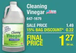 Menards Cleaning Vinegar offer