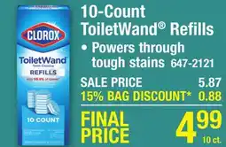 Menards 10-Count ToiletWand Refills offer