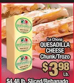 Torres Supermercado La Chona QUESADILLA CHEESE Chunk/Trozo offer