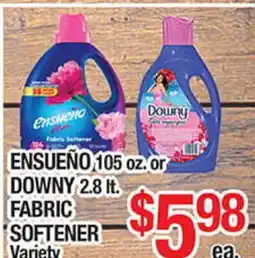 Torres Supermercado ENSUEÑO 105 oz. OR DOWNY 2.8 lt offer