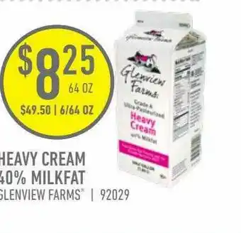 US Foods Chef's Store Heavy Cream offer