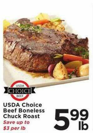 Cub Foods Beef Boneless Chuck Roast offer