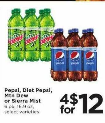 Cub Foods Pepsi, Diet Pepsi, Mtn Dew Or Sierra Mist offer