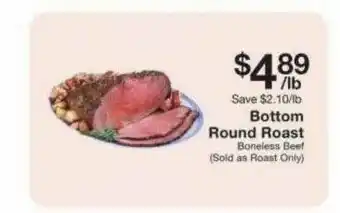 Fairway Store Market Bottom Round Roast offer