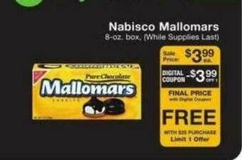 Fairway Store Market Nabisco Mallomars offer