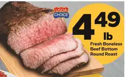 Save a Lot Fresh Boneless Beef Bottom Round Roast offer