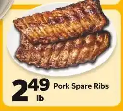 Save a Lot Pork Spare Ribs offer