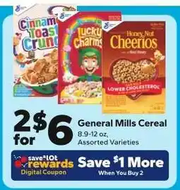 Save a Lot General Mills Cereal offer