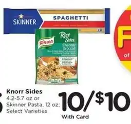Kroger Knorr Sides or Skinner Pasta offer