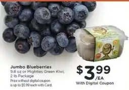 Kroger Jumbo Blueberries offer