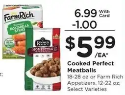 Kroger Cooked Perfect Meatballs offer
