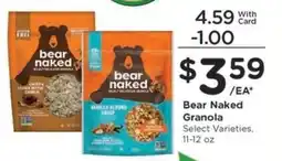Kroger Bear Naked Granola offer