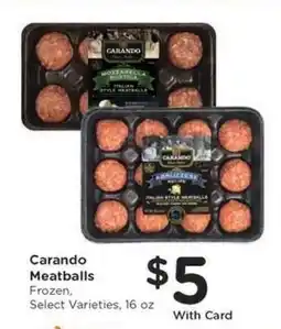 Kroger Carando Meatballs offer