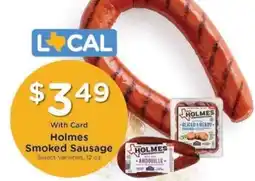 Kroger Holmes Smoked Sausage offer