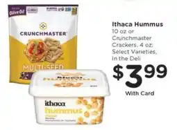 Kroger Ithaca Hummus offer