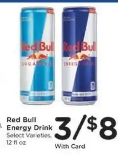 Kroger Red Bull Energy Drink offer