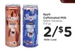Kroger Splyt Caffeinated Milk offer