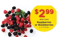 Kroger Raspberries or Blackberries offer