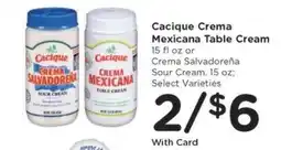 Kroger Cacique Crema Mexicana Table Cream offer