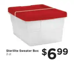 Kroger Sterilite Sweater Box offer