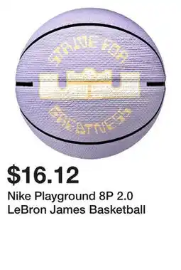 Dick's Sporting Goods Nike Playground 8P 2.0 LeBron James Basketball offer