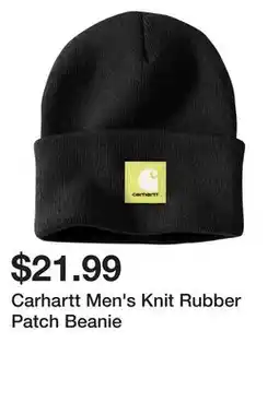 Dick's Sporting Goods Carhartt Men's Knit Rubber Patch Beanie offer