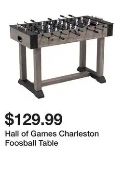 Dick's Sporting Goods Hall of Games Charleston Foosball Table offer