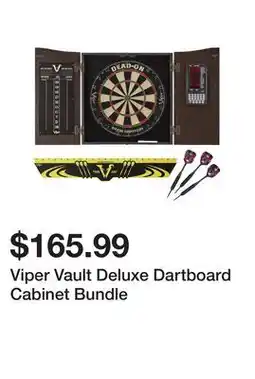Dick's Sporting Goods Viper Vault Deluxe Dartboard Cabinet Bundle offer