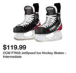 Dick's Sporting Goods CCM FT655 JetSpeed Ice Hockey Skates - Intermediate offer