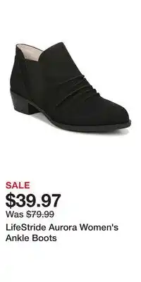 Kohl's LifeStride Aurora Women's Ankle Boots offer