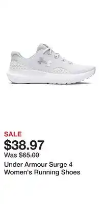 Kohl's Under Armour Surge 4 Women's Running Shoes offer