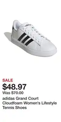 Kohl's adidas Grand Court Cloudfoam Women's Lifestyle Tennis Shoes offer