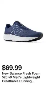 Kohl's New Balance Fresh Foam 520 v9 Men's Lightweight Breathable Running Shoes offer