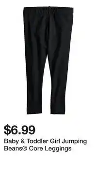 Kohl's Baby & Toddler Girl Jumping Beans Core Leggings offer