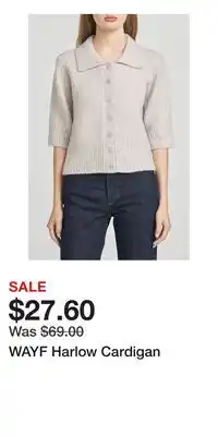 Nordstrom WAYF Harlow Cardigan offer