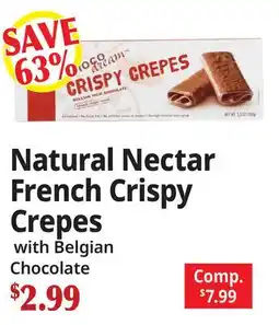 Ocean State Job Lot Natural Nectar French Crispy Crepes offer