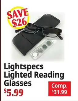 Ocean State Job Lot Lightspecs Lighted Reading Glasses offer