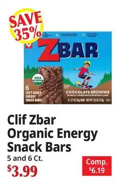 Ocean State Job Lot Clif Zbar Organic Energy Snack Bars offer