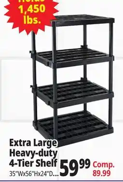 Ocean State Job Lot Maxit 5-Tier Heavy-Duty Plastic Shelving Unit offer