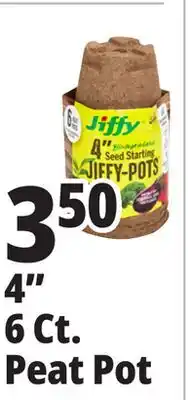 Ocean State Job Lot 4 Round Biodegradable Seed Starting Jiffy-Pots 6-pots offer