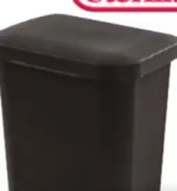 Ocean State Job Lot Sterilite Step-On Black Wastebasket 11.9 Gal offer