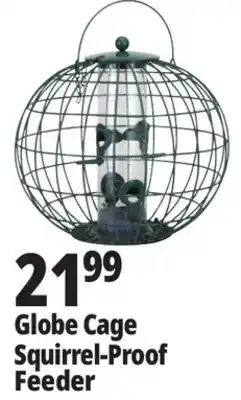 Ocean State Job Lot Yankee Trader Globe Cage Squirrel Proof Bird Feeder offer