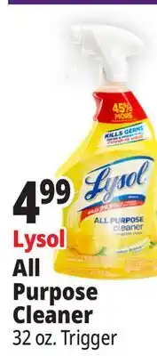 Ocean State Job Lot Lysol All Purpose Cleaner offer