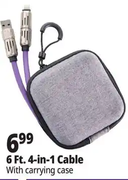 Ocean State Job Lot 6 Ft. 4-in-1 Cable offer
