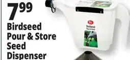 Ocean State Job Lot Birdseed Pour & Store Dispenser offer