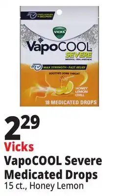 Ocean State Job Lot Vicks VapoCOOL Severe Medicated Drops offer