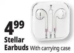 Ocean State Job Lot TechBunch Metal Stereo Earbuds with Mic and Volume Control offer