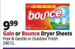 Ocean State Job Lot Bounce Free & Gentle Dryer Sheets 240 Count offer