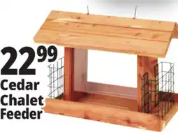 Ocean State Job Lot Cedar Chalet Feeder offer